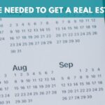 THE TIME FRAME NEEDED TO GET A REAL ESTATE LICENSE